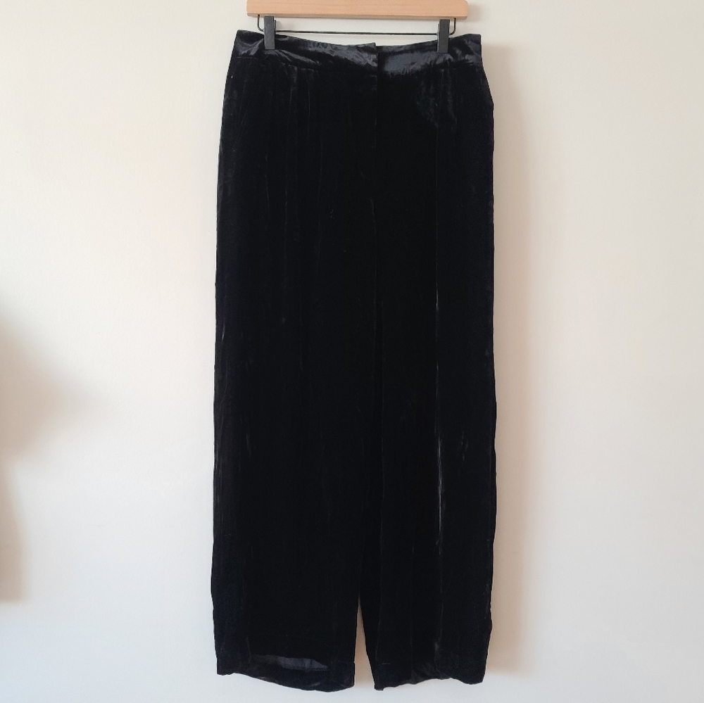 NWT WoolOvers velvet wide leg trousers